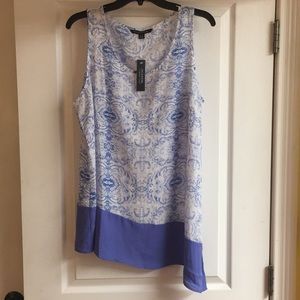 Zac & Rachel Sleeveless Blouse, NWT